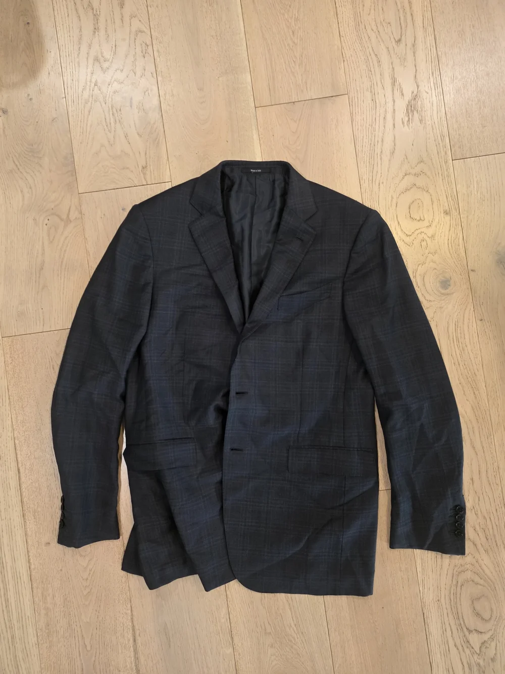 Men's  7-54L Plaid Sport Coat - Ermenegildo Zenga